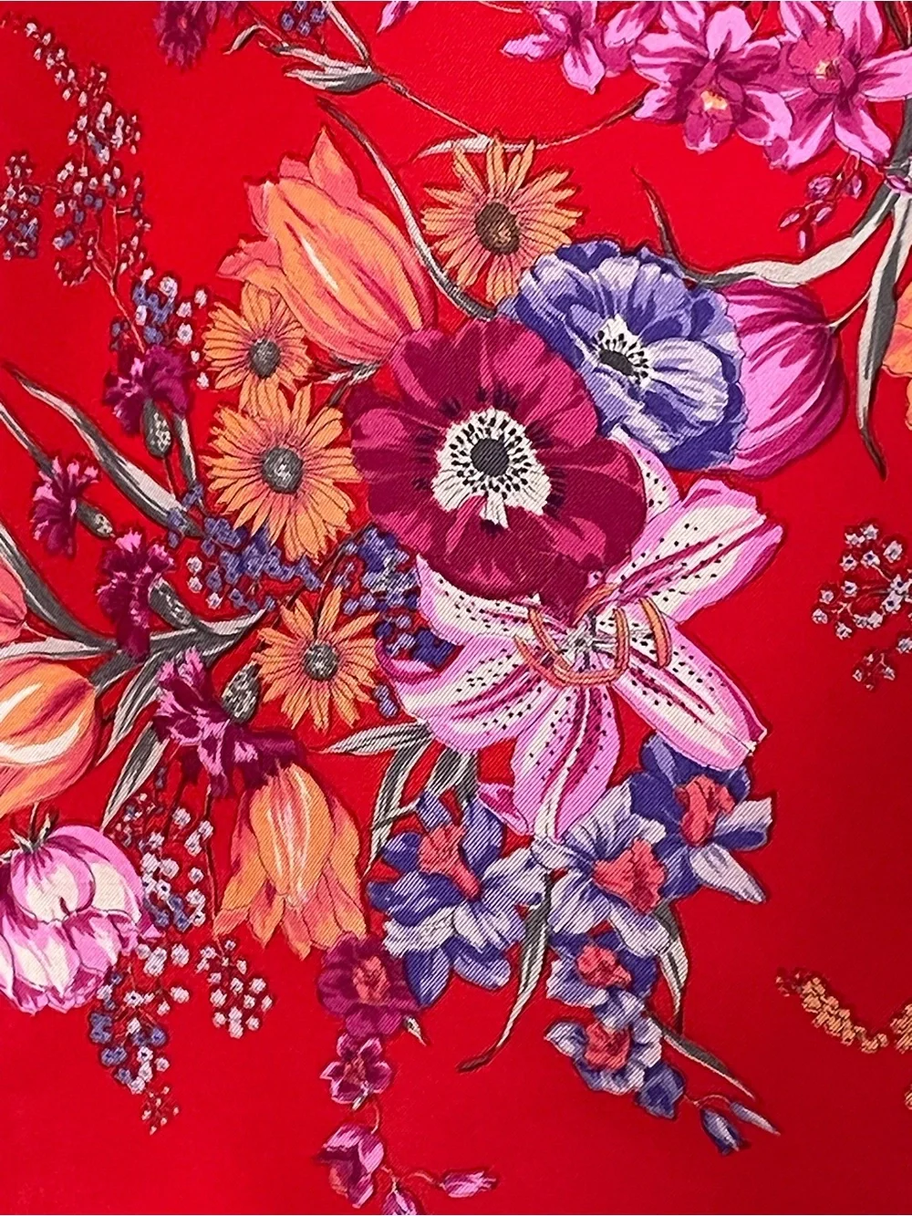 Stunning Christian Dior Silk Scarf 26 In Sq Very Good Condition - Picture 7 of 10